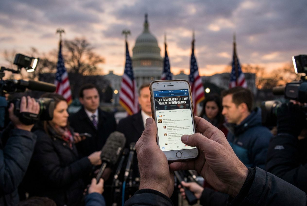 Lawmakers Clash Over Immigration Restrictions Amid Rising Security Fears