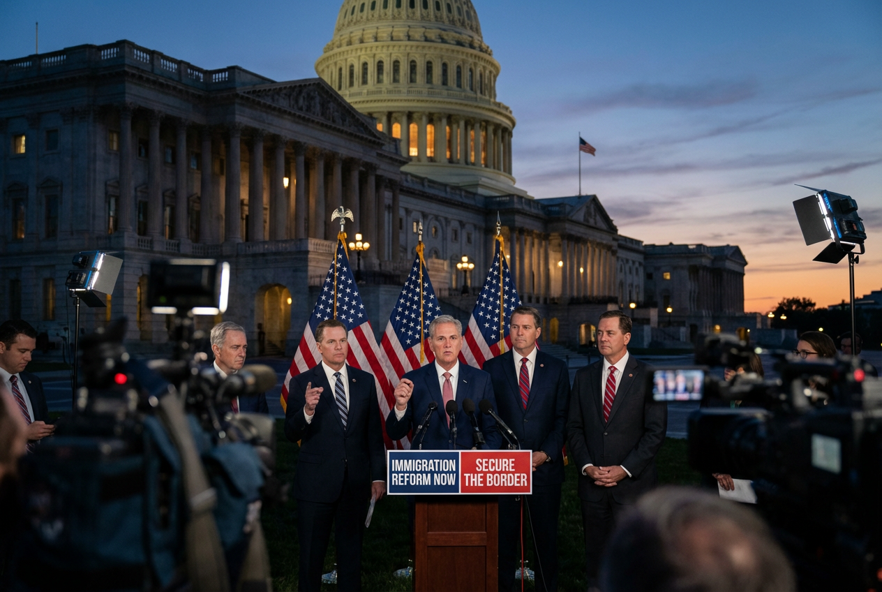 Conservatives' Fury Mounts Over Republican Amnesty Bill Targeting Millions of Lawbreakers