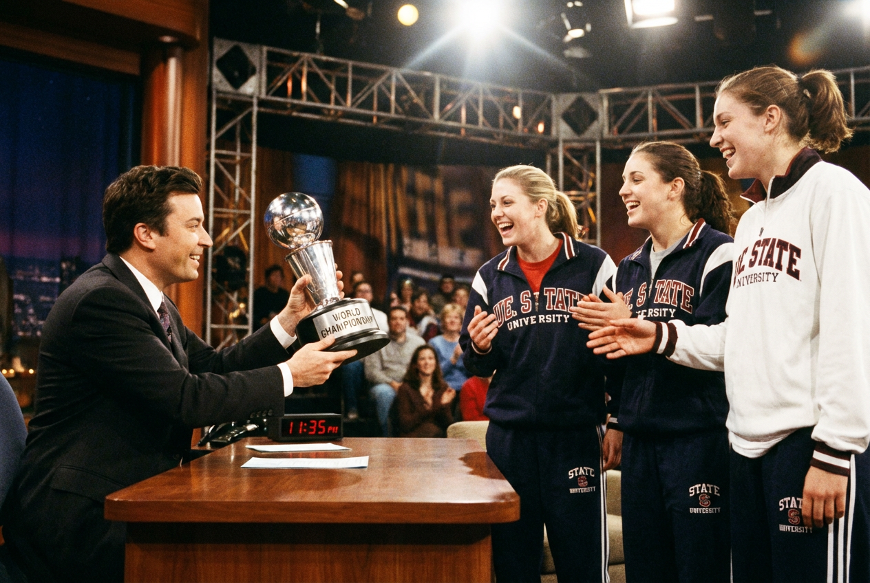 Late-Night Host Sparks Controversy by Targeting Women's Basketball Championship with a Trump Stunt