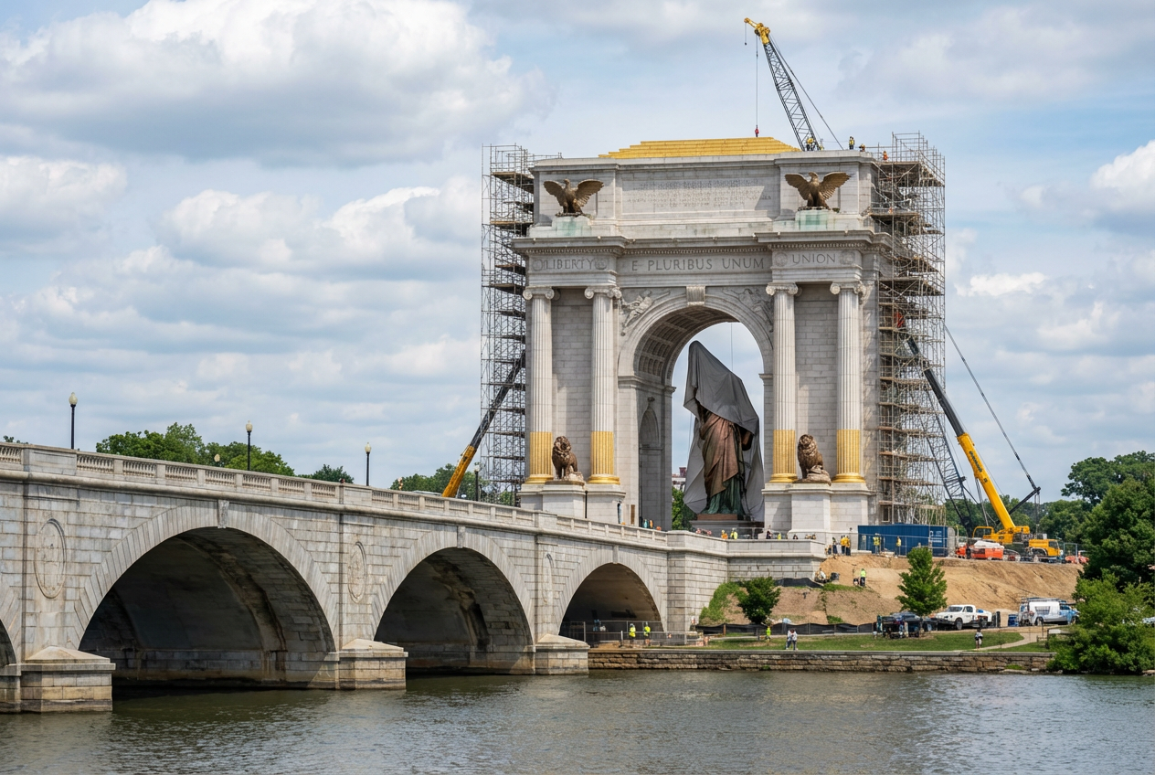 Washington's Iconic New Arch Ignites Fierce Debate on National Legacy
