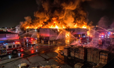 A Massive California Warehouse Turns to Ashes in Mysterious Blaze