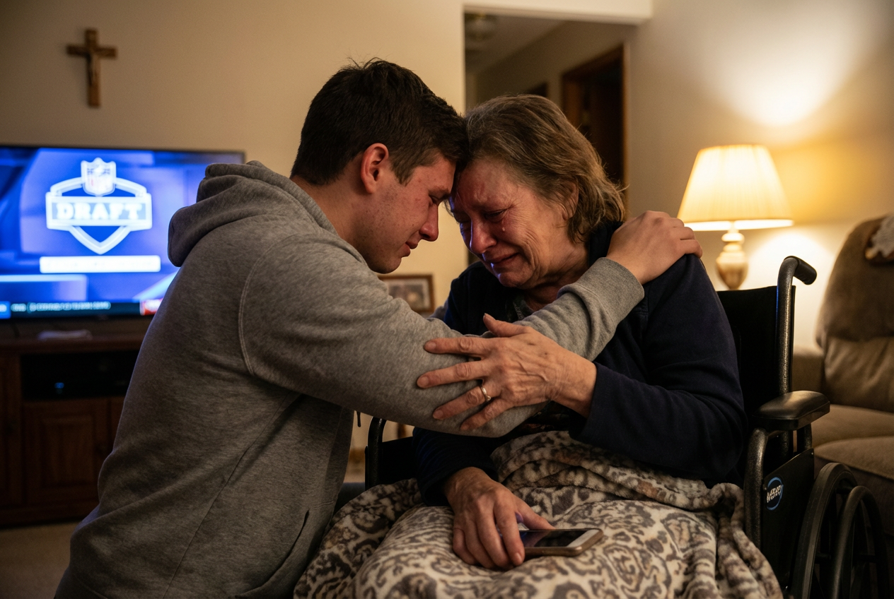 Emotional Underdog Embraces NFL Spotlight Amid Family Triumphs and Tears