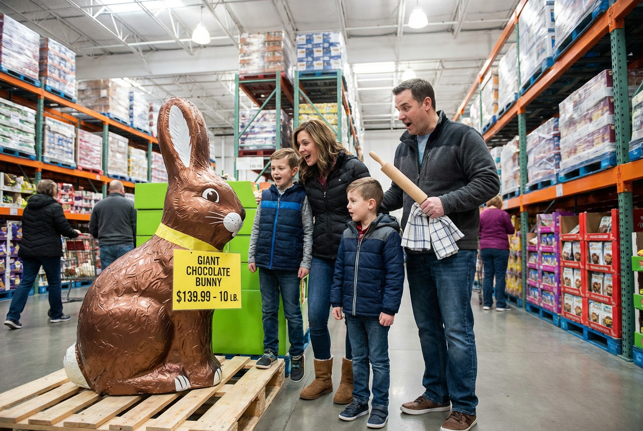 Costco's Giant Easter Bunny Fuels Online Shopper Debates Over ExcessThis headline is 8 words. It's impact/development style, highlighting a shift (debate over excess). Creates curiosity about why it's excessive and controversial without revealing details like price or size. No power words. Credible and journalistic.