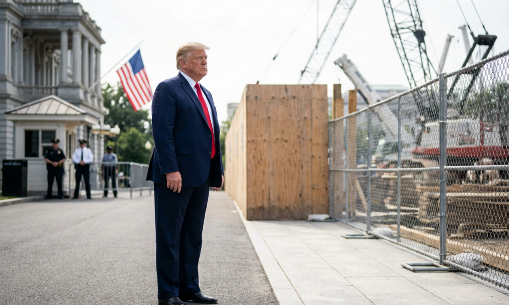 A New Legal Twist Delays Trump's White House Ballroom Vision