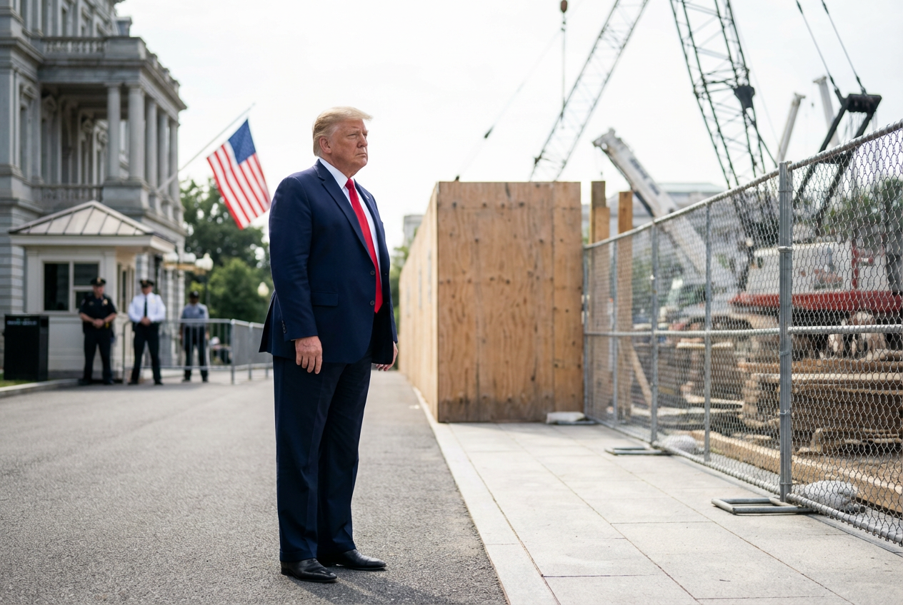 A New Legal Twist Delays Trump's White House Ballroom Vision