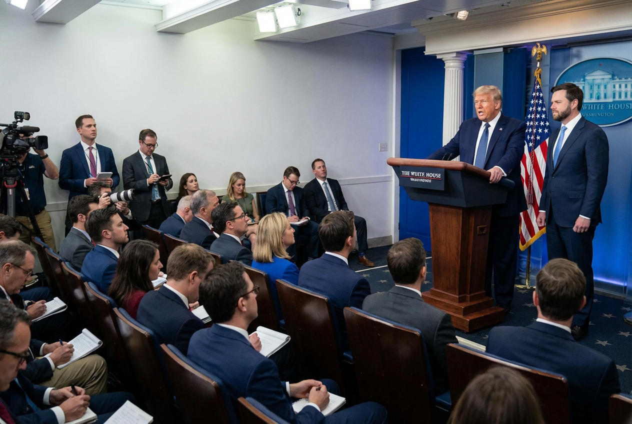 Trump's Media Blitz Poised to Redefine White House Press Briefings This Week