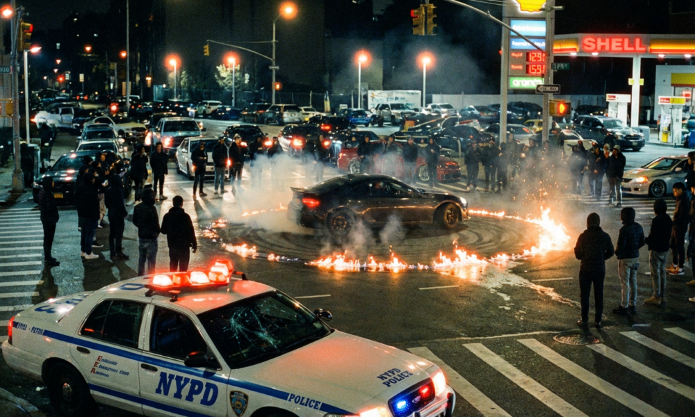 BOMBSHELL: Woke New York Officials Finally Crack Down on Palestinian-Flag Drag Racing Riot—Trump Was Right About Urban Anarchy!