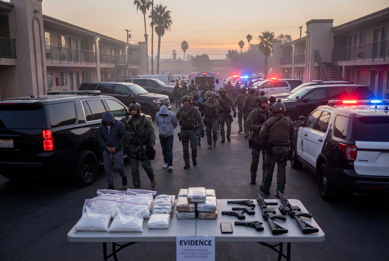 Southern California Sees Unprecedented Arrests Targeting Gang Networks