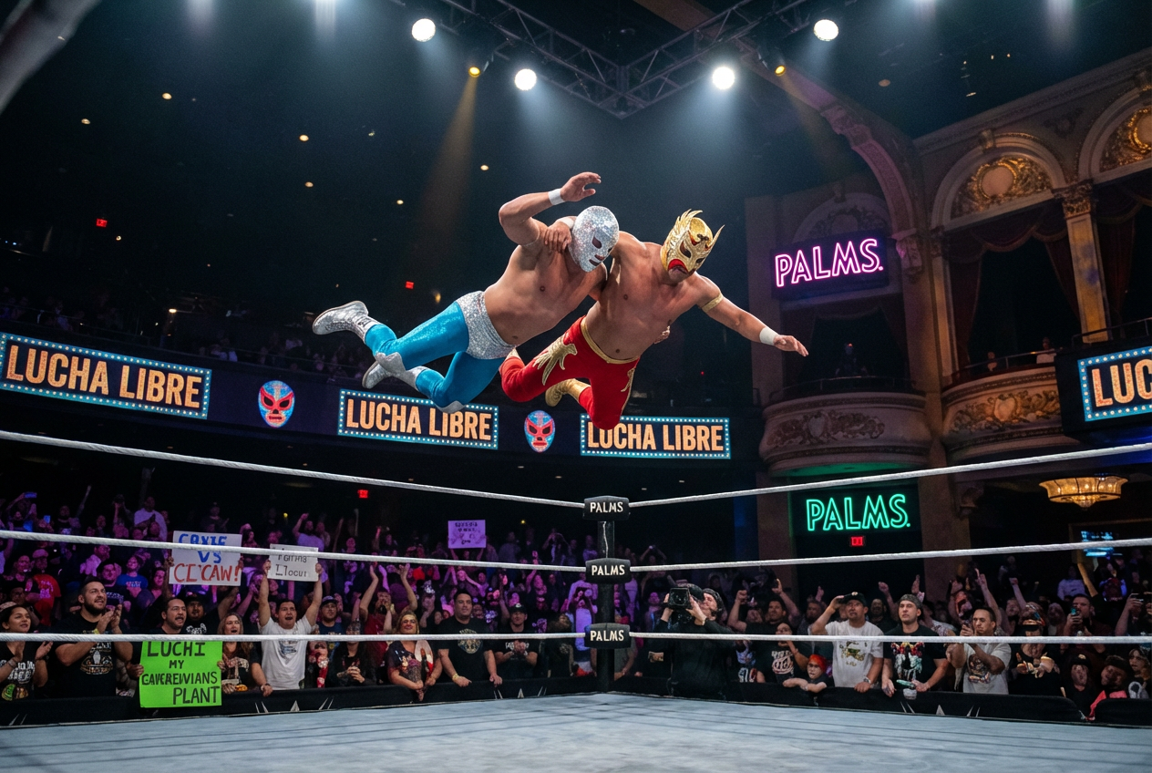 Wrestling Icons Deliver Unexpected Show-Stopping Moves in Vegas Debut