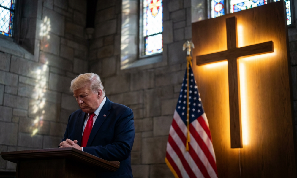 Trump Faces Faith Firestorm After New Image Sparks Outrage