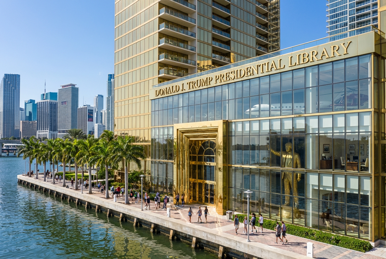 Trump's Victory March Continues: Presidential Library Plan Unveiled in Miami