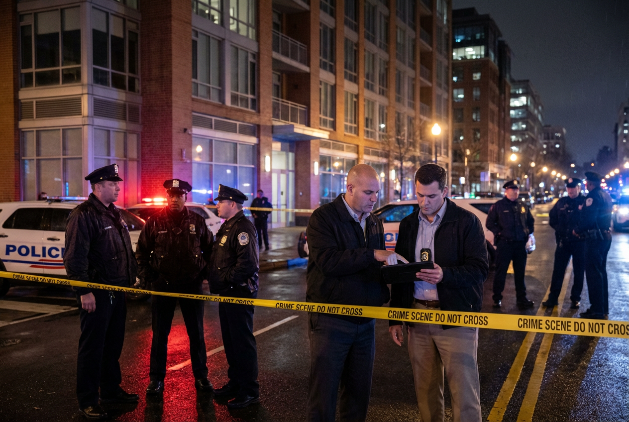 A Heinous Crime Leaves a Upscale D.C. Neighborhood on Edge