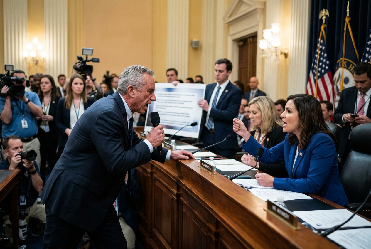 SHOCKING Showdown: Radical Democrat spars with RFK Jr. over black kids' meds Scandal!