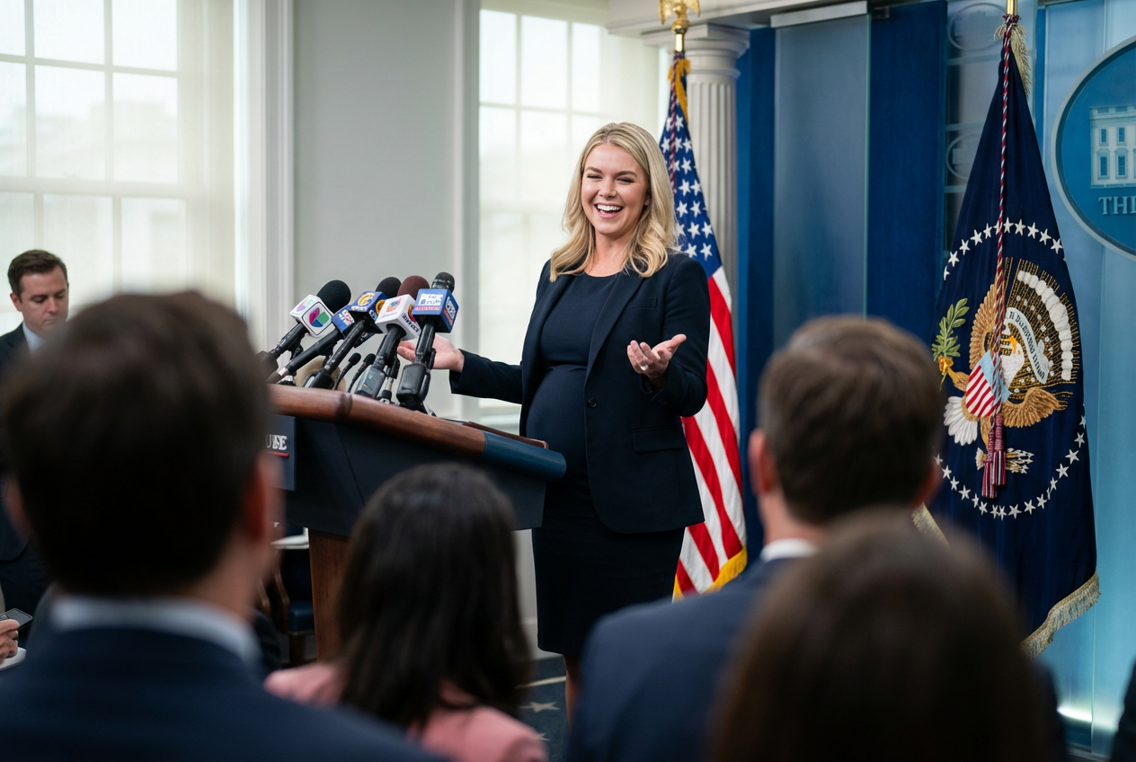 White House Briefings Brace for Shift as Key Voice Prepares Prolonged Leave