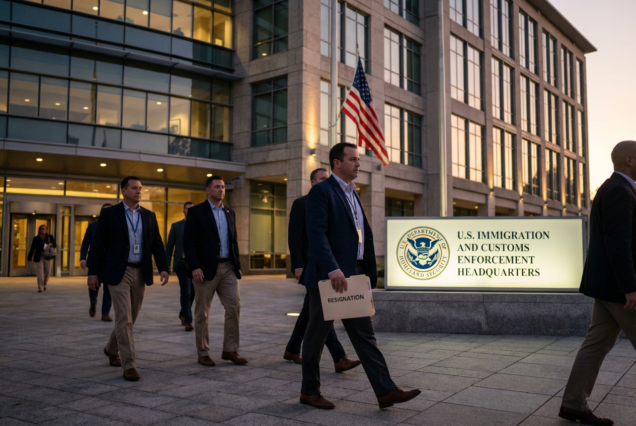 ICE Encounters Turbulence Amid Director's Abrupt Resignation Plans