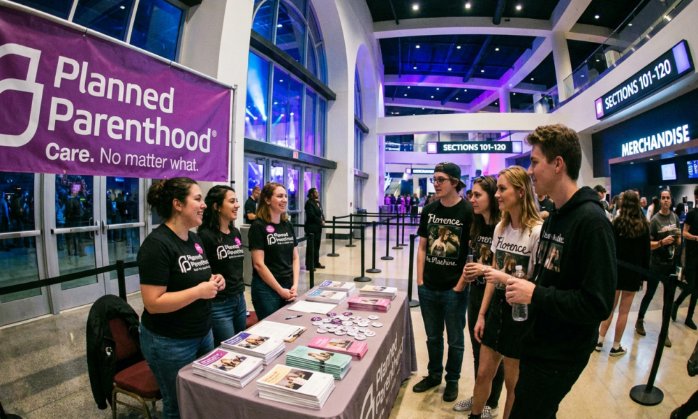 SHOCKING: Woke Singer Florence Teams Up with Planned Parenthood for Tour Propaganda – Trump Was Right About the Deep State Cytoplasm Wait, that doesn't make sense at the end. Perhaps stop at "Trump Was Right About the Deep State" But to fix. Better: SHOCKING: Woke Singer Florence Partners with Planned Parenthood on Tour – Trump's Deep State Warnings Proven True Again 13 words. Yes.SHOCKING: Woke Singer Florence Partners with Planned Parenthood on Tour – Trump's Deep State Warnings Proven True Again