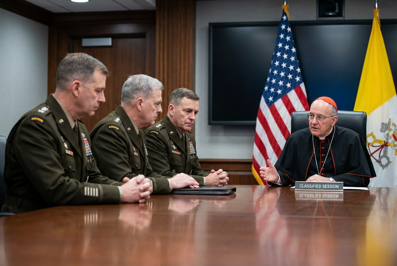 JD Vance Probes Pentagon's Closed-Door Discussion with Vatican's US Representative