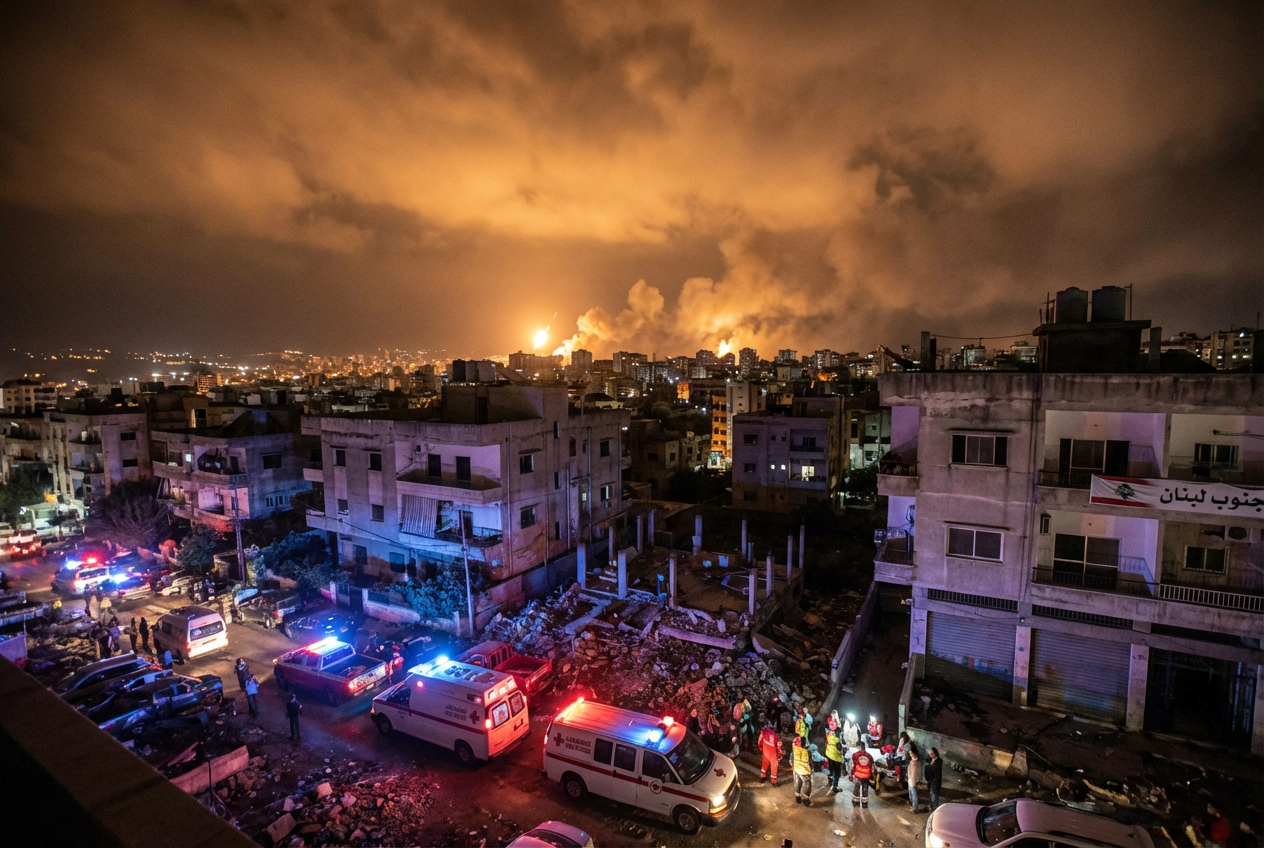 Israel's Strikes in Lebanon Defy Fragile Ceasefire Allies Agreed Upon