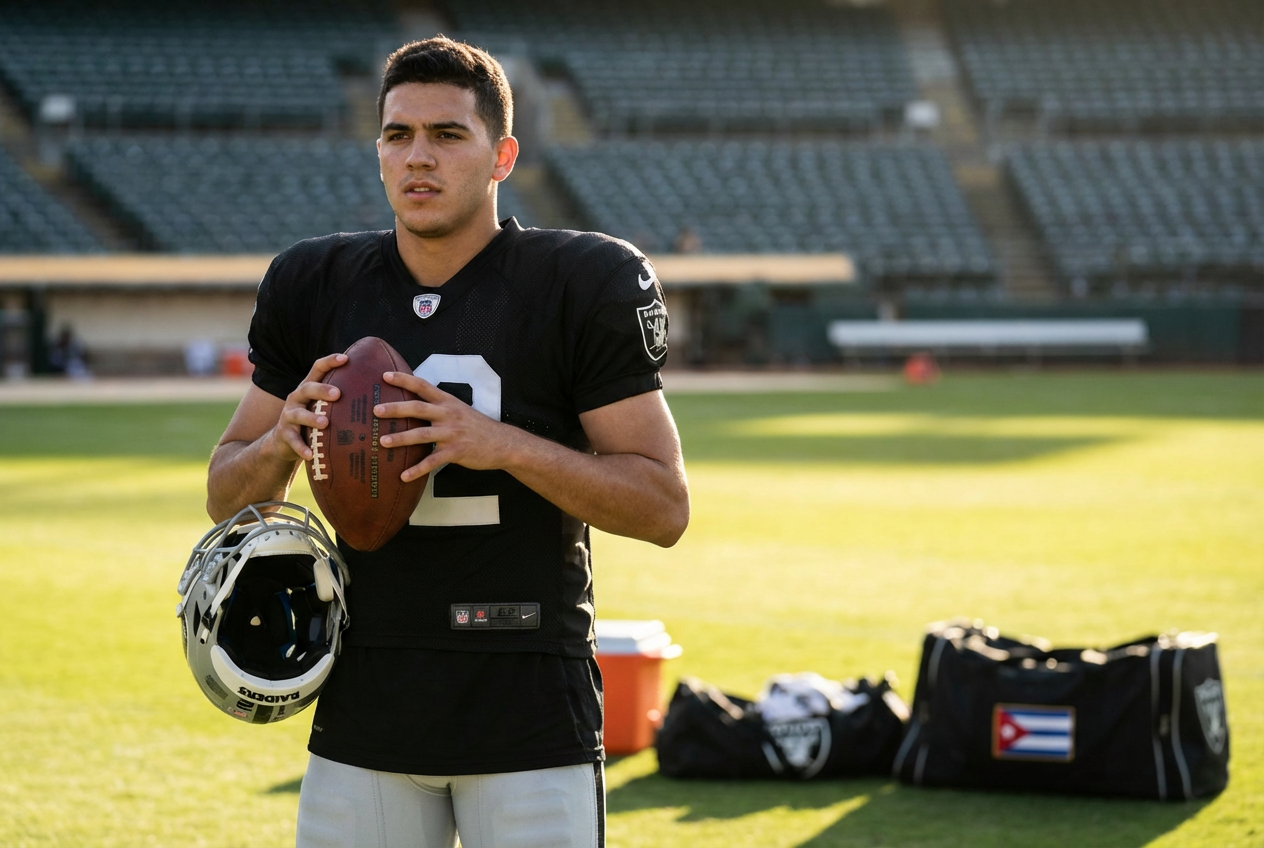 From Cuban Exile to Raiders Glory: A QB's Heritage Takes Center Stage