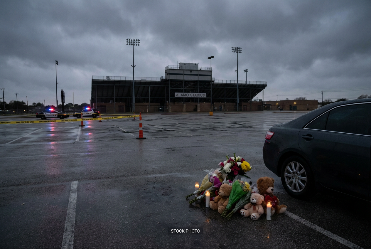 A Sudden Tragedy Strikes at a Texas Stadium Parking Lot