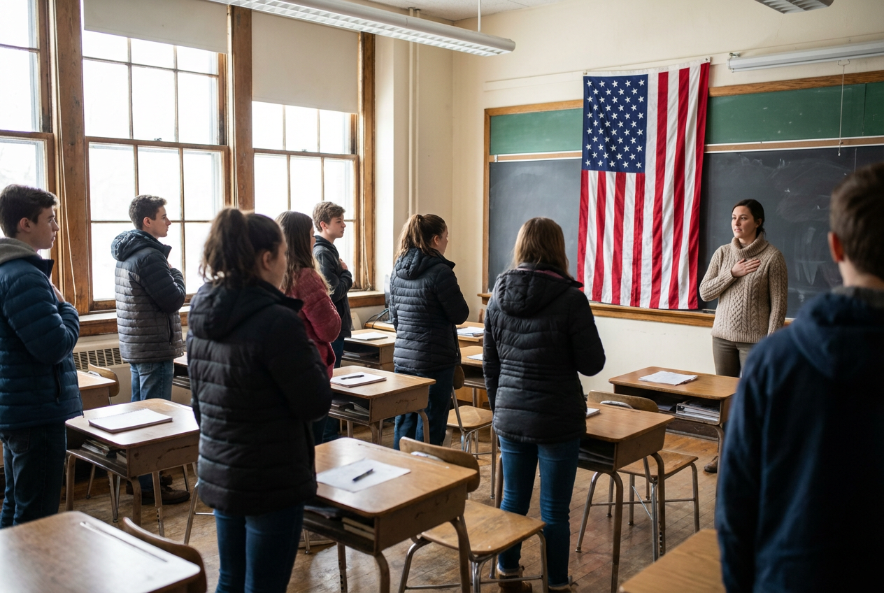 OUTRAGE: Woke School District PANICS, Now Allows Pledge After Patriotic Lawsuit!