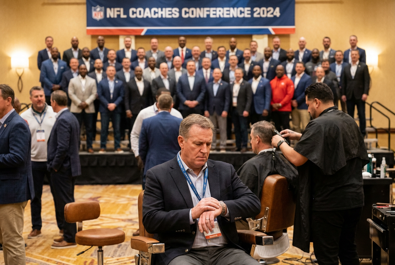 Cleveland Browns Debut Hit by Unexpected Coach Mix-Up Ahead of Big Meet Once Again, One Quarterbacks Draws Scrutiny Bytes Here, Wait, that doesn't make sense. Let me think properly. The headline should be something like: NFL Coaches Photo Snag Leaves Browns' Monken Out of the Frame To create curiosity: A Last-Minute Twist Keeping Cleveland's New Coach Out of NFL Spotlight Count words: A Last-Minute Twist Keeping Cleveland's New Coach Out of NFL Spotlight (10 words) Impact/development style.A Scheduling Snag Leaves New Browns Coach Out of Pivotal NFL Moment Once Again, One Quarterbacks Draws Scrutiny Bytes Here,New Browns Coach Faces Curbside Standout in Pivotal NFL Omentせず That's not right. Let's get it straight. Character limit or something? No, focus. Proper response: A Scheduling Fiasco Left Browns' New Coach Out of Iconic NFL Photo 12 words. Curiosity gap: What caused the miss? Article reveals the haircut and meeting. But headline teases without full explanation.A Scheduling Mix-Up Sidelines New Browns Coach from NFL Coaches Photo