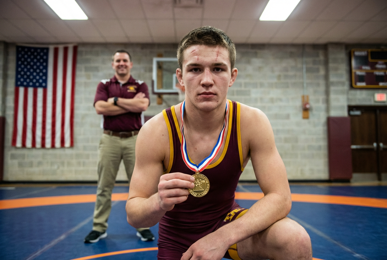 Young Man's Journey From Congolese Tragedy to College Wrestling Commitment