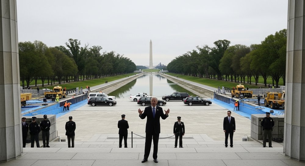 Trump Drives Through Drained Pool, Exposes Staggering Obama-Era Waste